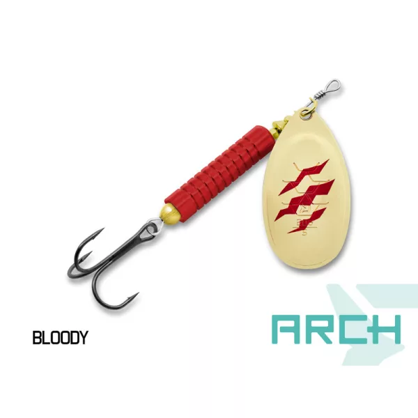 Delphin Arch Spinner Bloody 2gr Lingură rotativă