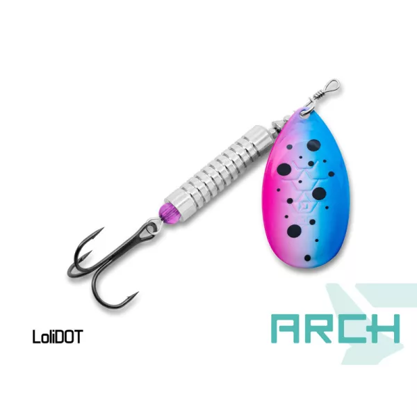 Delphin Arch Spinner LoliDot 10gr Rotativă