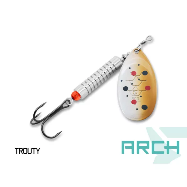 Delphin Arch Spinner Trouty 2gr Lingură rotativă