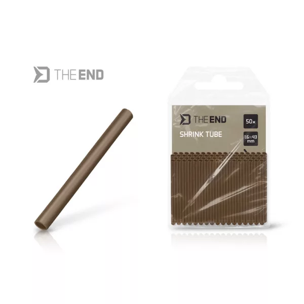 Delphin Sfârșitul 1,6x43mm Tub termocontractabil Maro 50 buc