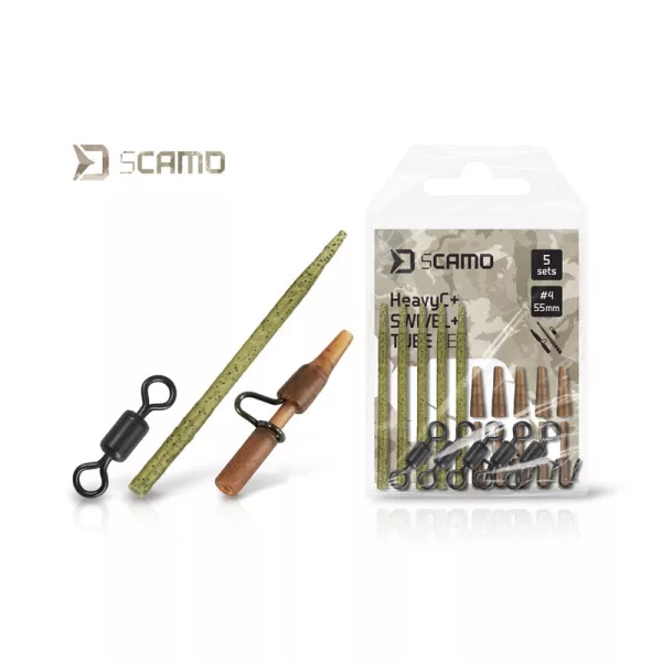 Delphin sCamo HeavyC + Swivel + Tube Set 5buc