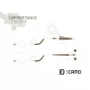 Delphin sCamo Total Carp Set de Forfacuri pentru Crap 10buc