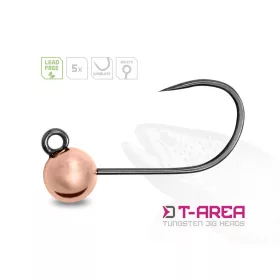   Delphin T-Area BL Tungsten Jig 4,6mm 0,9gr 6 Cupru Cap Micro Jig 5 buc
