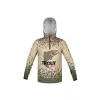 Delphin UV Armor 50+ Trout Kapucnis Hosszúujjú Póló S