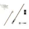 Delphin The End Leadcore + Swivel 1,0m Előke Készlet 3db