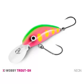 Delphin Wobby Trout-SH Neon 4cm 4gr Wobbler