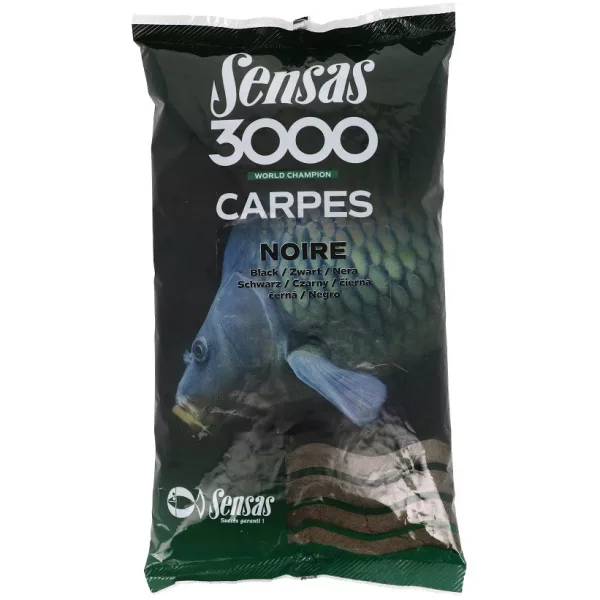 Sensas 3000 Crap Negru Nadă 1kg