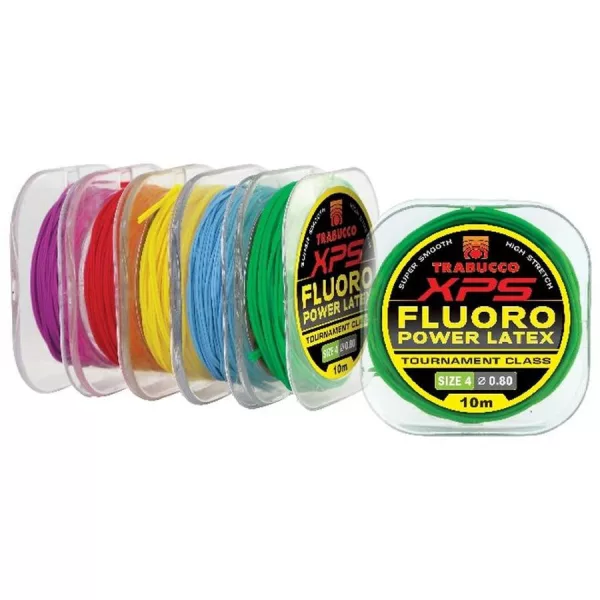 Trabucco XPS Fluoro Latex 14/1,8mm 7,5m Elastic Plin pentru Rubeziană