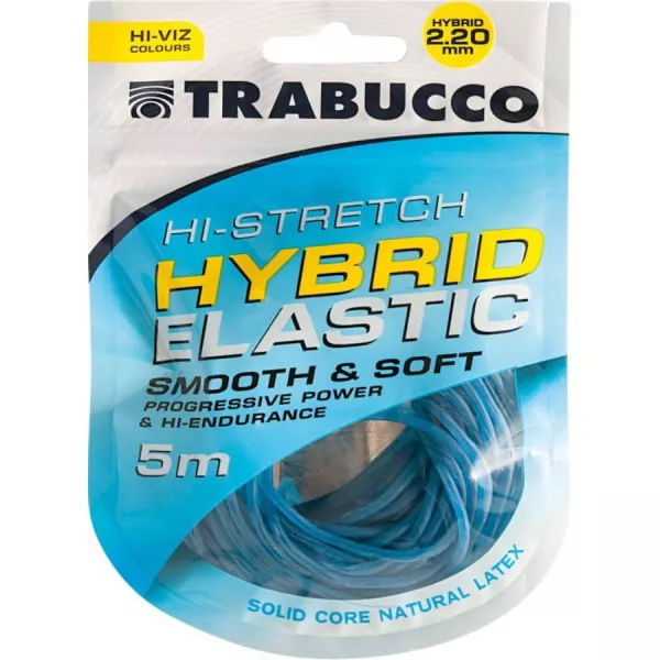 Trabucco HI-Stretch Hybrid Elastic 2,2mm Elastic hibrid pentru rubeană 5m