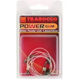 Trabucco Power Gum/Slider Rig 1,0mm Montură Feeder 2buc