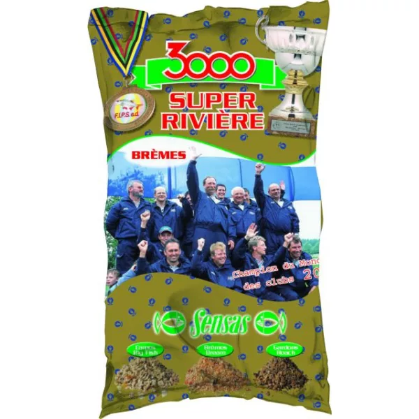 Sensas 3000 Super Plătică de Râu Nadă 1kg