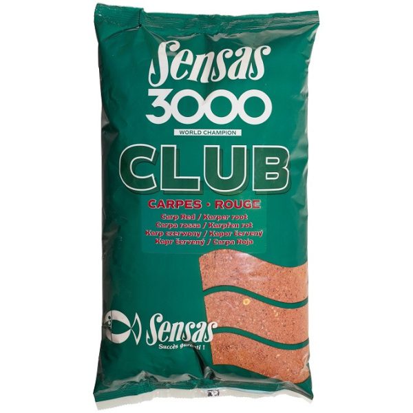 Sensas 3000 Club Carp - Big Fish Red Nadă 1kg