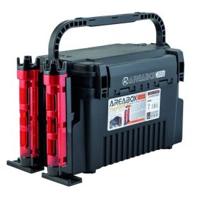   Rapture Areabox Tackle System Area Trout Ladă cu 2 Suporturi pentru Lansetă 43,5x28x23cm