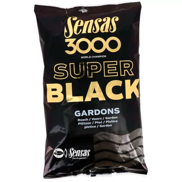 Sensas 3000 Super Roșioară Neagră Nadă 1kg
