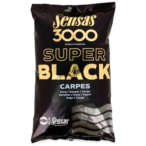 Sensas 3000 Super Crap Negru Nadă 1kg