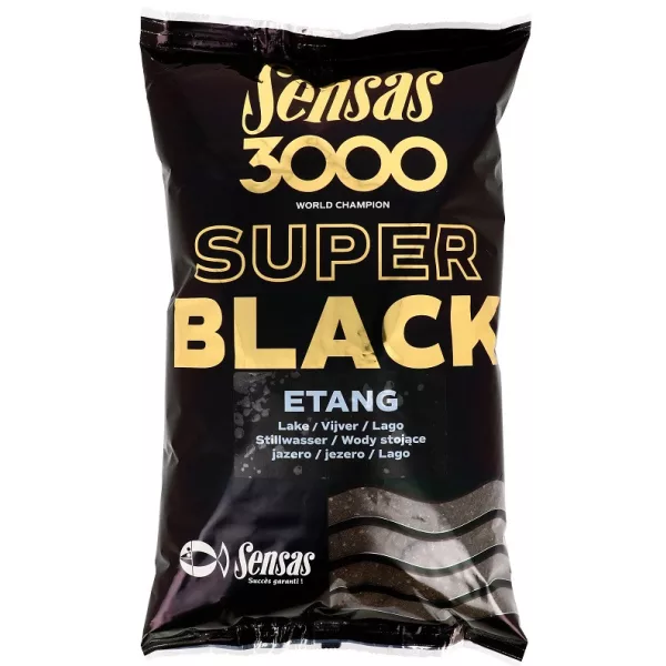 Sensas 3000 Super Lac Negru Nadă 1kg