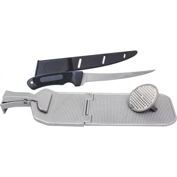 Placă pentru curățat pește cu Cuțit de Filetat Outdoor Cadou