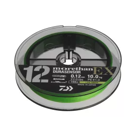   Daiwa Morethan Durasensor 12 Braid EX+Si3 Lime Green 0,12mm 150m Fonott Főzsinór