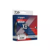 Daiwa N Zon X8 Braid Steel Grey 0,10mm 300m Fonott Főzsinór