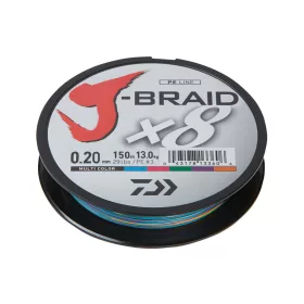 Daiwa J-Braid X8 Multi-Color 0,42mm 300m Fonott Főzsinór