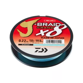 Daiwa J-Braid Grand X8 Kék 0,24mm 135m Fonott Főzsinór