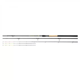   Stég Feeder Metodă Neagră 390H 45-130gr 3+3 segmente Lansetă Feeder