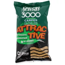 Sensas 3000 Attractive Carp Nadă 1kg