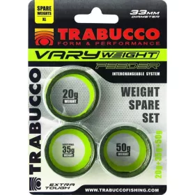   Trabucco Vary Weight Distance Cage Feeder 20gr, 35gr, 50gr Set Greutăți Coș Feeder