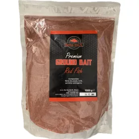   Betamix Nadă Premium Red-Fish Krill Method Mix Crab-Calamar 1000gr