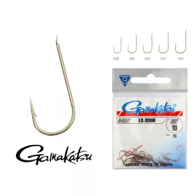   Gamakatsu LS-1310B/012 Bronz 12 25buc/pachet Cârlig feeder cu paletă și barbă