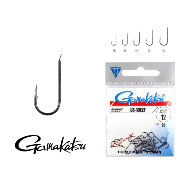 Gamakatsu LS-1310N/016 Argintiu 16 25 buc/pachet Cu paletă Cu barbă Cârlig feeder