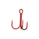Gamakatsu Preda 13R Treble Hooks Red Cârlig triplu cu ochet, cu barbă #10