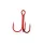 Gamakatsu Preda 13R Treble Hooks Red Cârlig triplu cu ochet, cu barbă #2