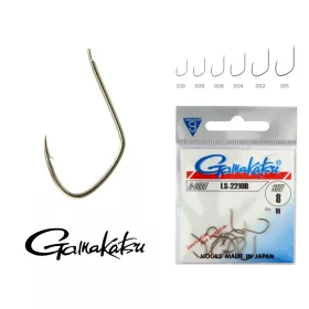   Gamakatsu LS-2210B/001 Bronz 1 10buc/pachet Cârlig Feeder cu paletă și barbă