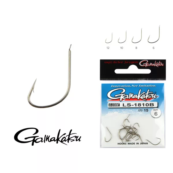 Gamakatsu LS-1310B/016 N/L Bronz 16 19 buc/pachet Cu paletă Cu barbă Cârlig feeder