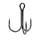 Gamakatsu Preda 18 Treble Hooks Black Ancore cu trei brațe, cu ochi, cu barbă #2