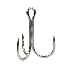   Gamakatsu Preda 18 Treble Hooks Tin Cârlig triplu cu ochi, cu barbă #6
