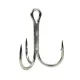 Gamakatsu Preda 18 Treble Hooks Tin Cârlig triplu cu ochi, cu barbă #6