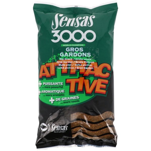Sensas 3000 Atractiv Gros Gardon Nadă 1kg
