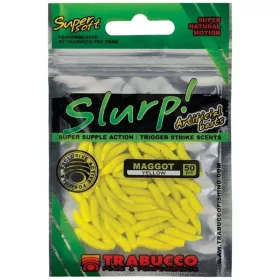   Trabucco Slurp Bait Larvă artificială Galben Larvă artificială galbenă 50db