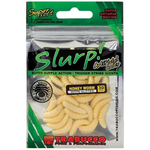 Trabucco Slurp Bait Vierme de miere XL Na Larvă artificială de albină 25db