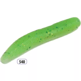   Trabucco Slurp Bait Vierme Gros de Păstrăv Verde Fluo 10 buc.