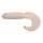 Trabucco Yummy Bait Curly Tail Alb 4cm Momeală Plastic 8db