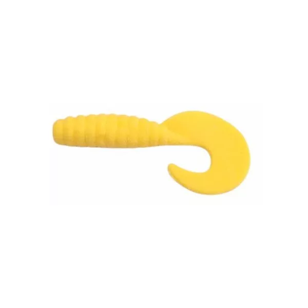 Trabucco Yummy Bait Curly Tail Crem 4cm Momeală Plastic 8db