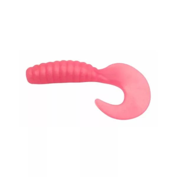 Trabucco Yummy Bait Curly Tail Bubble Gum 4cm Momeală Plastic 8db