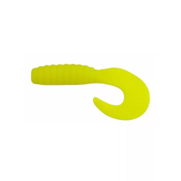 Trabucco Yummy Bait Curly Tail Galben 4cm Momeală Plastic 8db