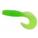 Trabucco Yummy Bait Curly Tail Verde Chartreuse 4cm Momeală Plastic 8db