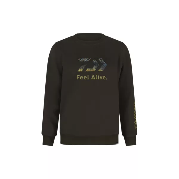 Daiwa D-Vec Crew Neck Zander Dark Olive Pulóver 2XL