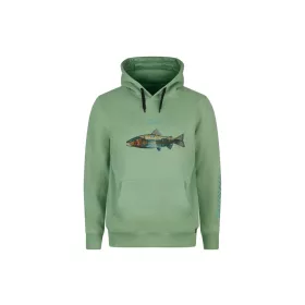 Daiwa Trout Pistaccio Kapucnis Pulóver L