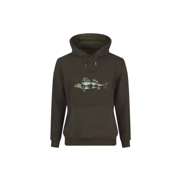 Daiwa Zander Dark Olive Kapucnis Pulóver M